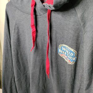 World Beer Tour Old Chicago Pullover Hoodie Men's Size 4XL Blue
